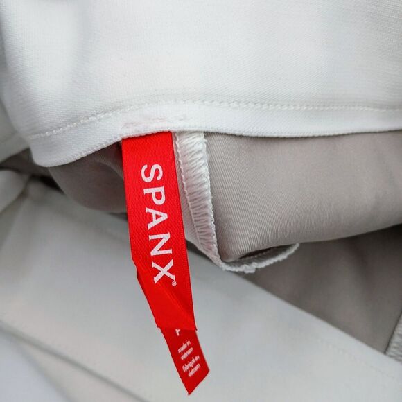 Spanx On- The -Go Slim Straight Ankle Pant 20372Q Classic White PS Patite Small - Picture 11 of 15